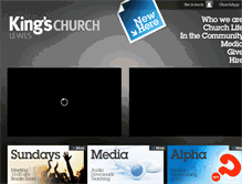Tablet Screenshot of kingschurchlewes.org